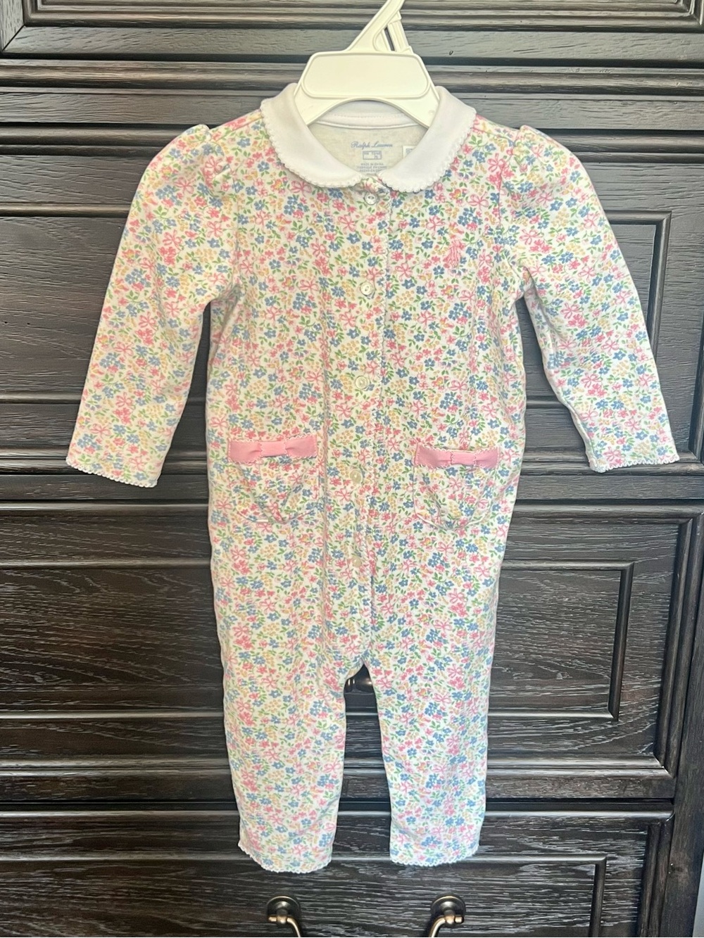 Ralph Lauren Baby Girls' Floral Coverall